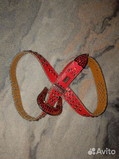 Ремень bb Simon красный