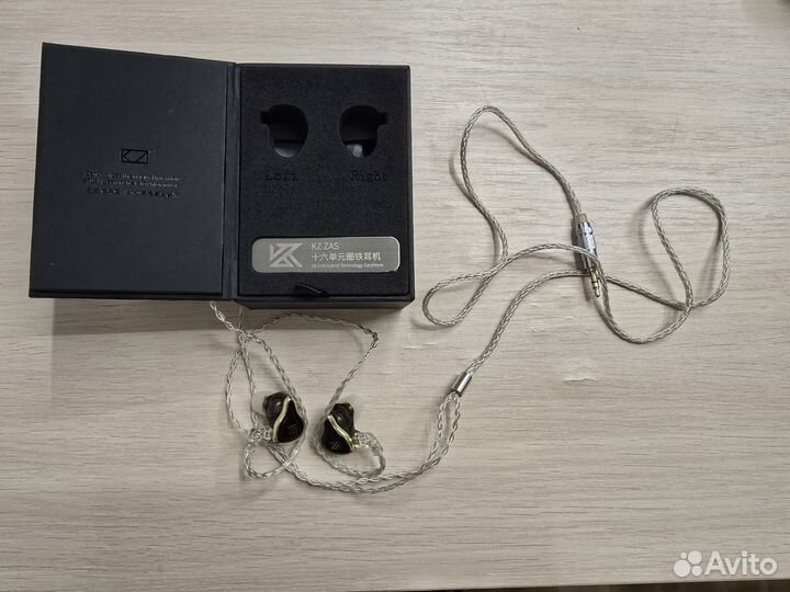 Наушники KZ ZAS (1DD+7BA)