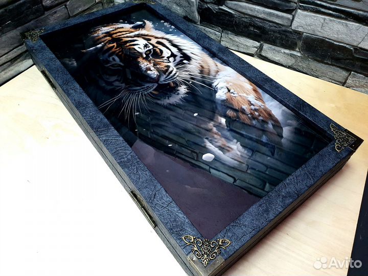 Нарды со стеклом