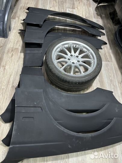 Крыло Бмв е39 Пластик