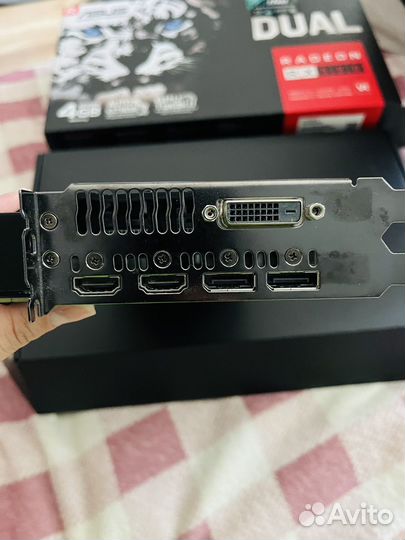 Видеокарта rx580 4gb