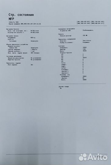 Мфу kyocera taskalfa 1800