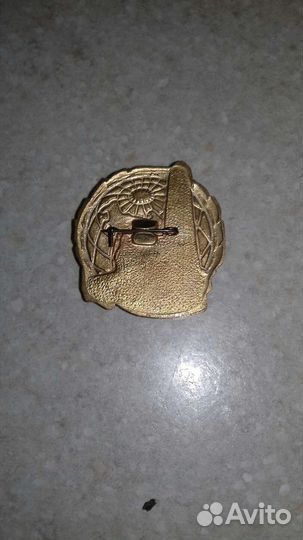 Значок Геодезии и картографии. Латунь