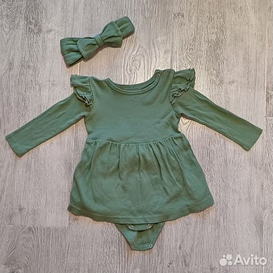 Боди платье с повязкой