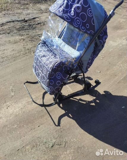 Детские санки коляска