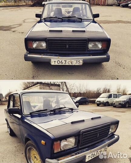 Кожаный дефлектор капота Ваз 2105 / 2107