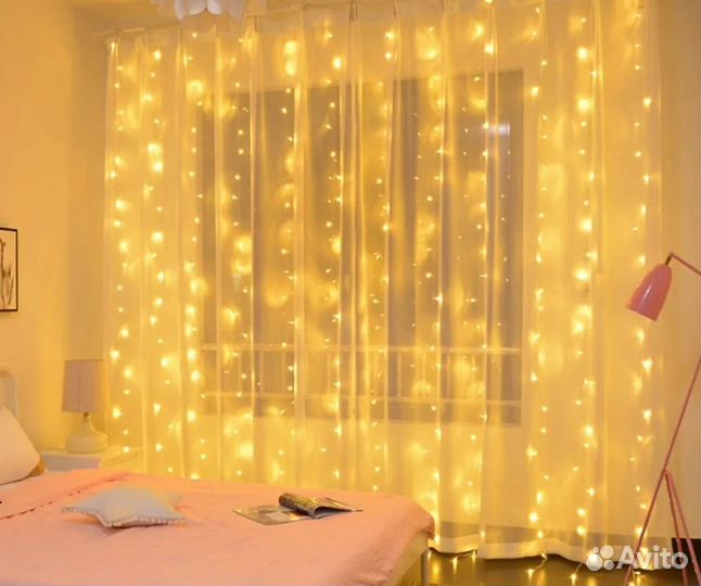 Гирлянда штора