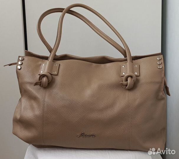 Сумка кожаная Avorio Италия