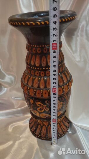 Ваза деревянная