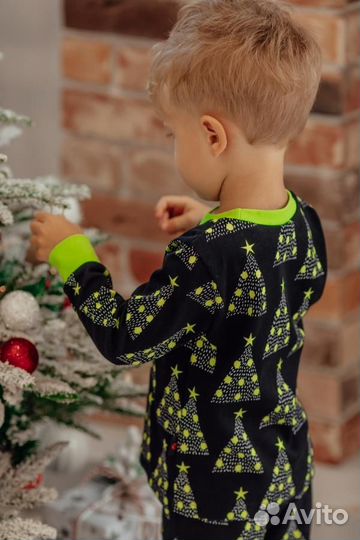 Пижама для мальчика Baby Boom кд333/4-И Ёлк (104)