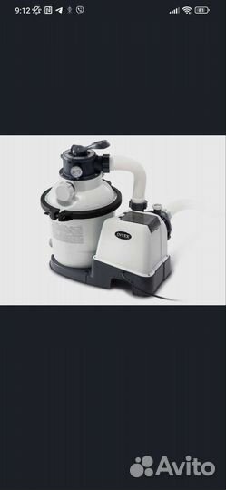 Песочный фильтр-насос+водонагреватель