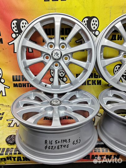 Литые диски R16 5*114.3 dia67.1 et46 6.5J