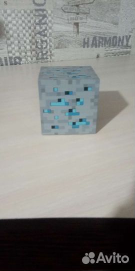 Светильник ночник в стиле minecraft алмазный блок