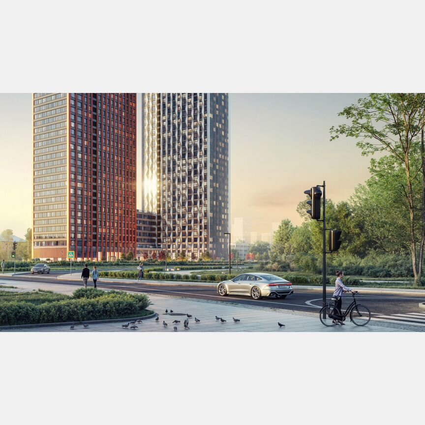 1-к. квартира, 44,5 м², 9/33 эт.