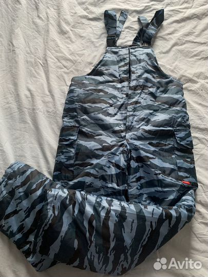 Комбинезон зима ; форма (куртка, брюки, кепка)