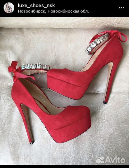 Туфли красные