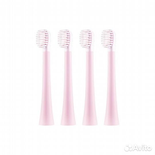 Сменные насадки для детской зубной щетки Розовые