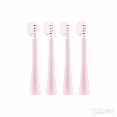 Сменные насадки для детской зубной щетки Розовые