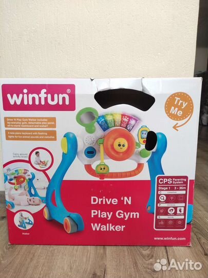 Ходунки каталка Winfun 5 в 1 для малышей