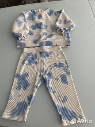 Вещи для девочки zara hm 74 6-9 мес