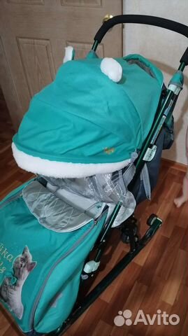 Коляска-санки