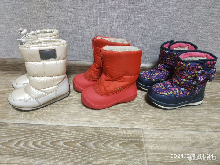 Сапоги дутики, сноубутсы р.25,26