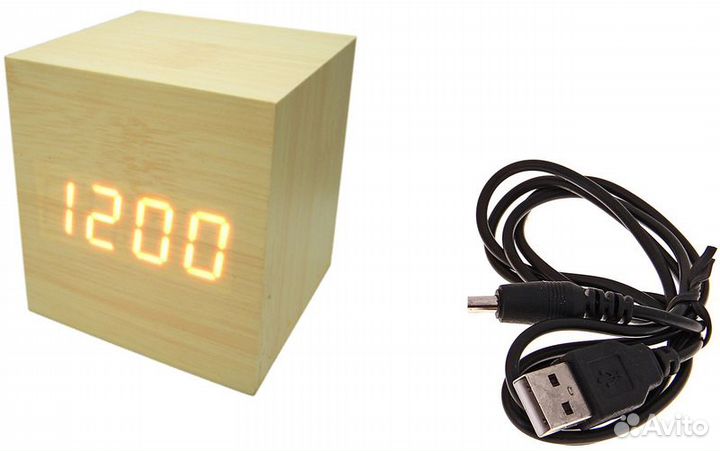 Деревянные часы