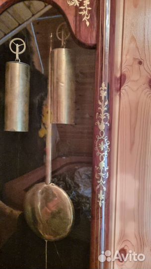 Большие старинные русские жильные настенные часы