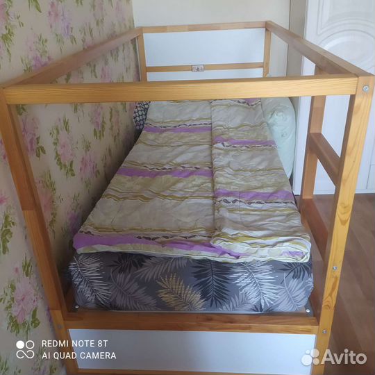 Кровать из массива сосны 90*200
