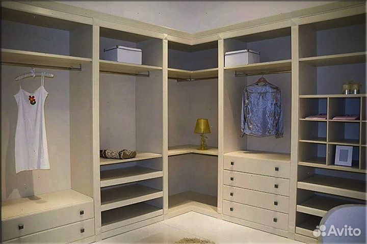 Гардеробы любой сложности