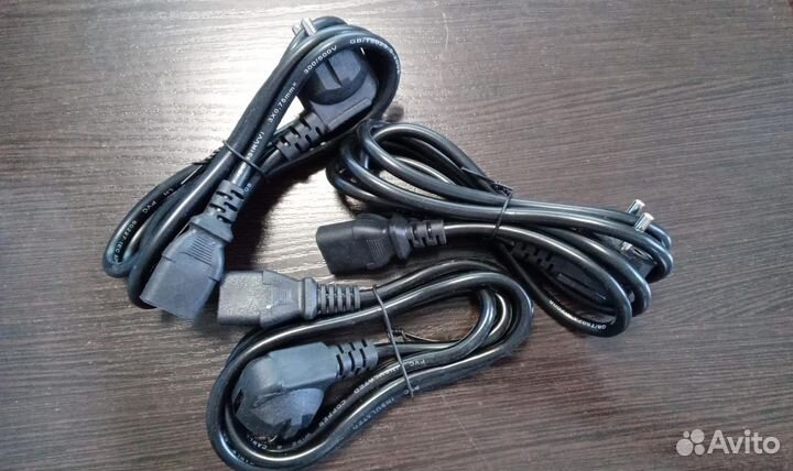 Кабель Buro AN23-1000 IEC C13 Евровилка, угловой