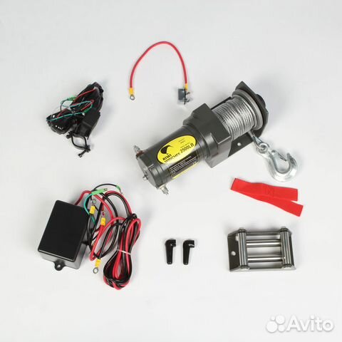 Лебедка 2500Lbs (1134 кг) стальной трос Kiwi Winch
