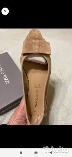 Балетки натуральная кожа 37