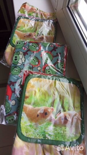 Кухонные наборы, фартук + прихватки