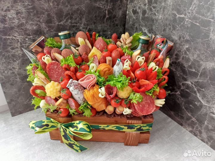 Съедобные букеты для мужчин