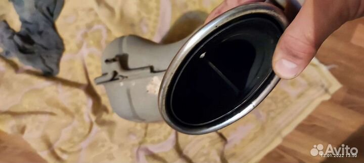 Задний бачок глушителя mercedes c-class w204