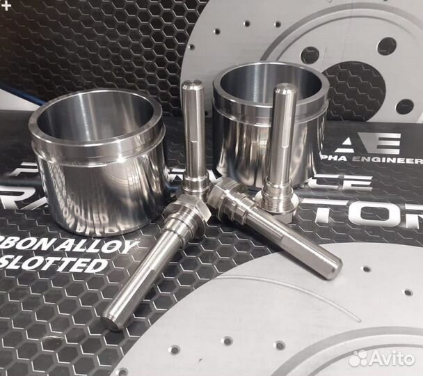 Комплект перед суппортов Pajero Sport 2 нержавейка