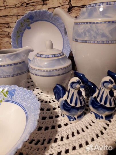 Гжель бренд.ваза винтаж.ссср