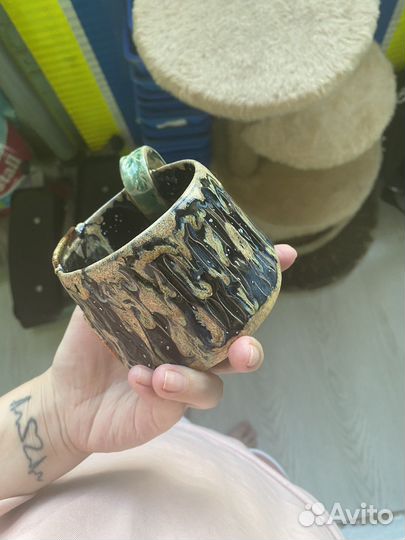 Кружка ручной работы Шляпник Алиса в стране чудес