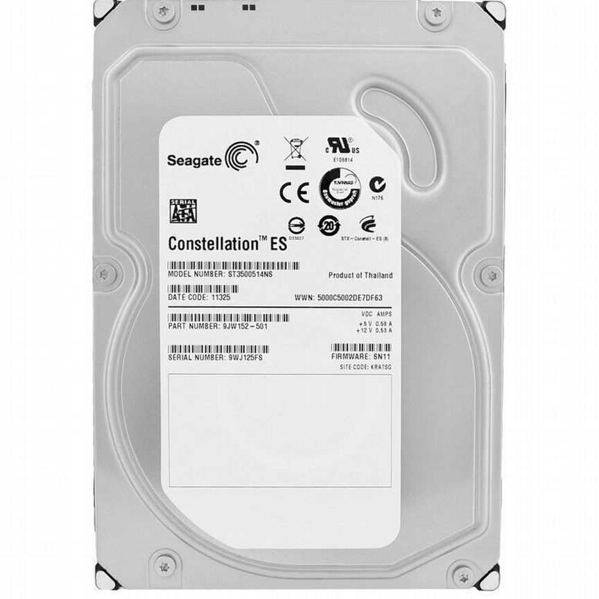 [ST3500514NS] Жесткий Диск Seagate 500gb Sata2 3.5" St3500514ns