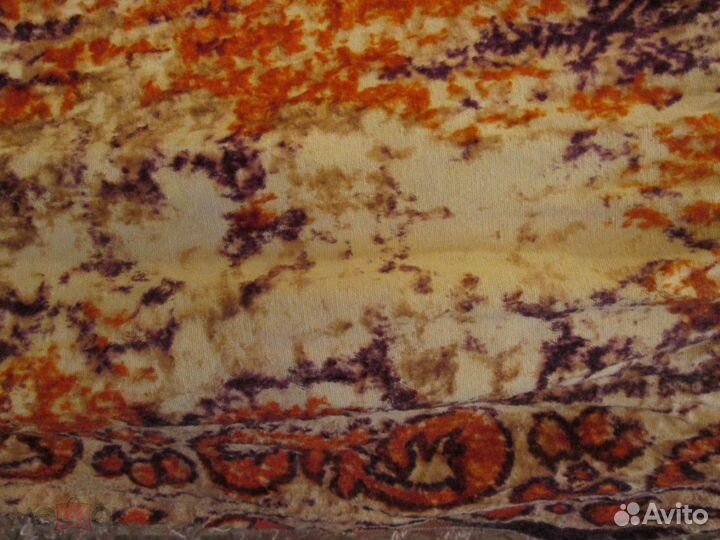 Плюш ковёр плюшевый с оленями винтаж СССР