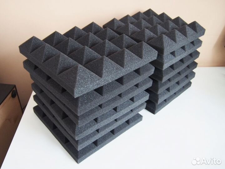 Акустический Поролон Звукоизоляционный Пирамида