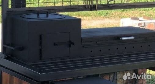 Мангал барбекю с крышей