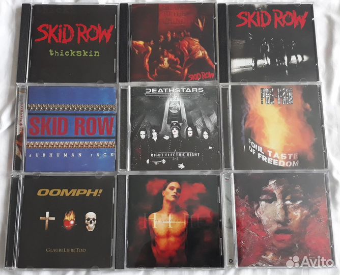 Audio CD rock metal pop оригиналы и не очень