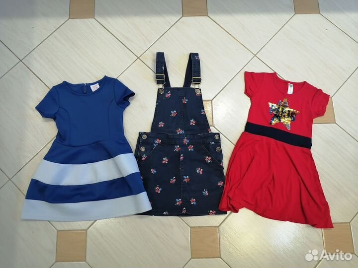 Детские вещи для девочки 4-5 лет