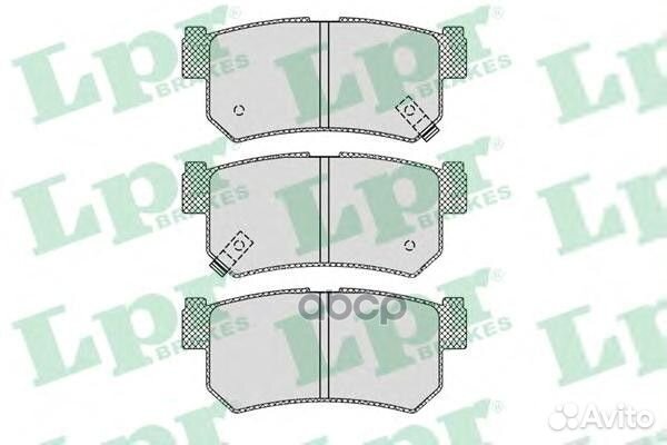 Колодки тормозные дисковые 05P1210 Lpr