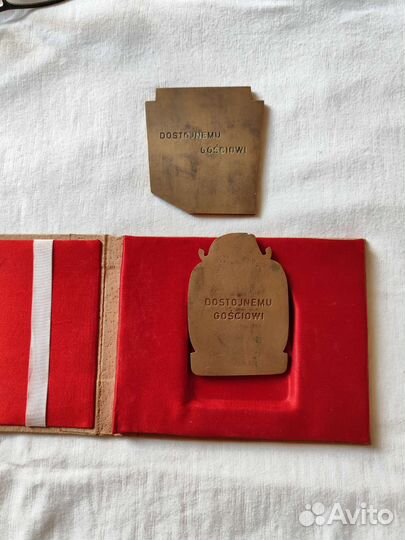 Настольные медали 2 шт