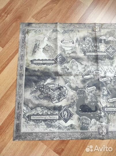 Набор Atomic Heart плакат + RE Village карта