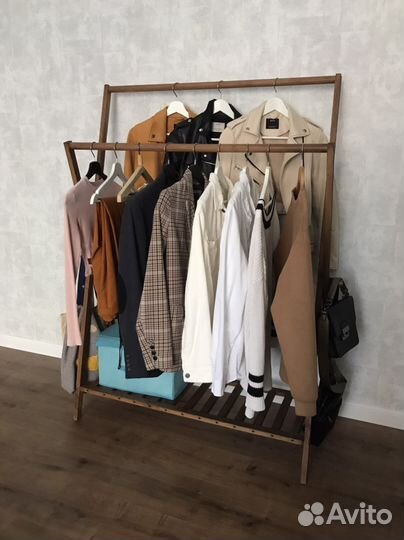 Вешалка напольная деревянная