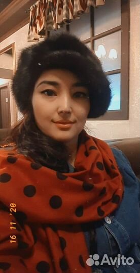 Норковая кепка женская